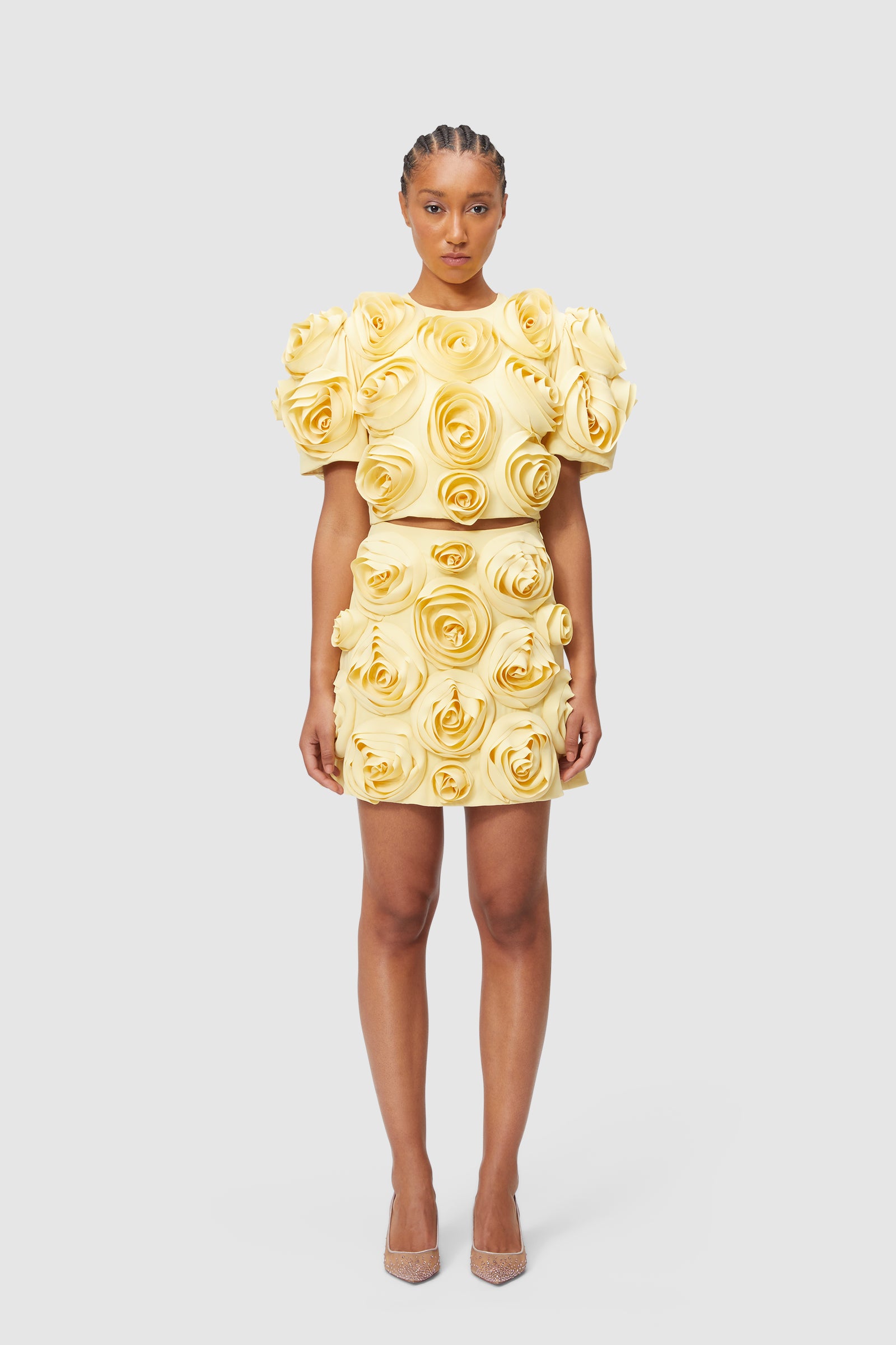 Viktor amp; Rolf draped asymmetric shirtdress - Yellow