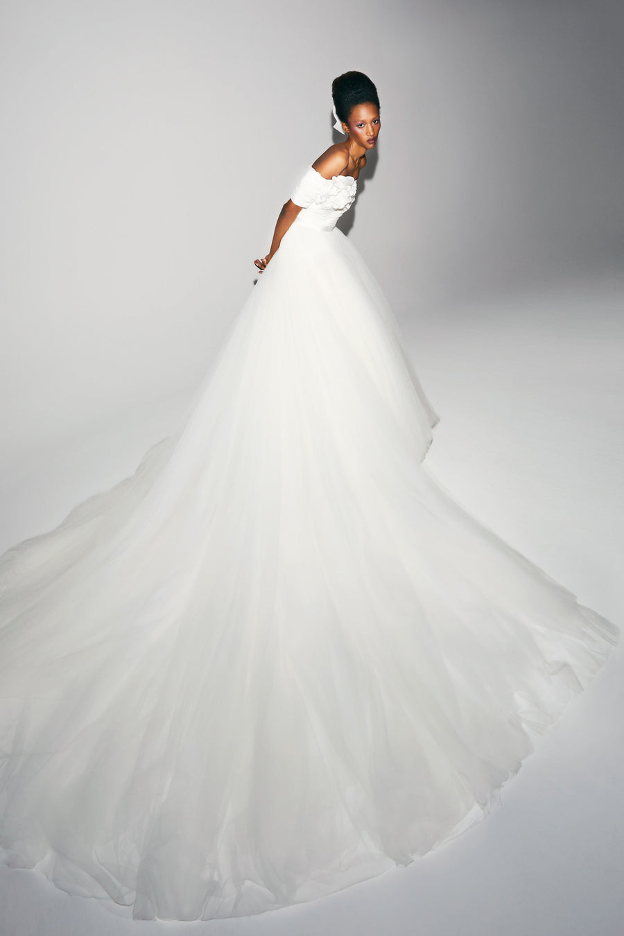 VRM331 - DRAPED ABUNDANCE FANTAISIE GOWN