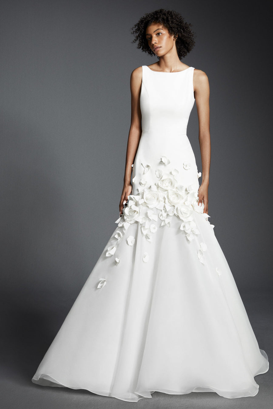 VRM392 - FIT-EN-FLARE FLOWER ROMANCE JURK