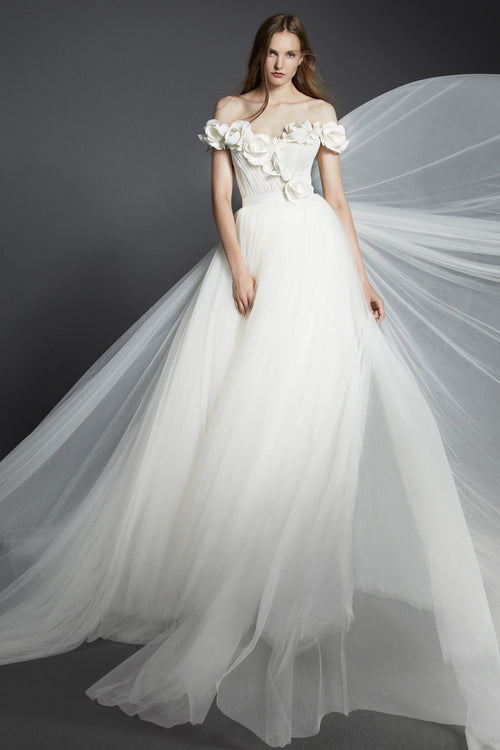 VRM403 - ROMANTISCHE BLOEMEN TULE DROOMJURK