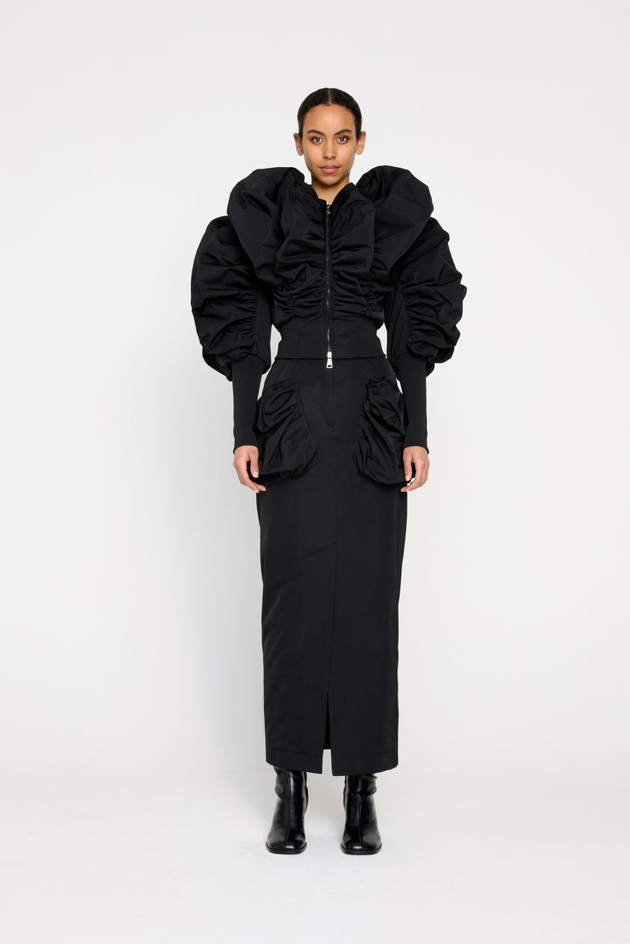COUTURE PUMPKIN BOMBER