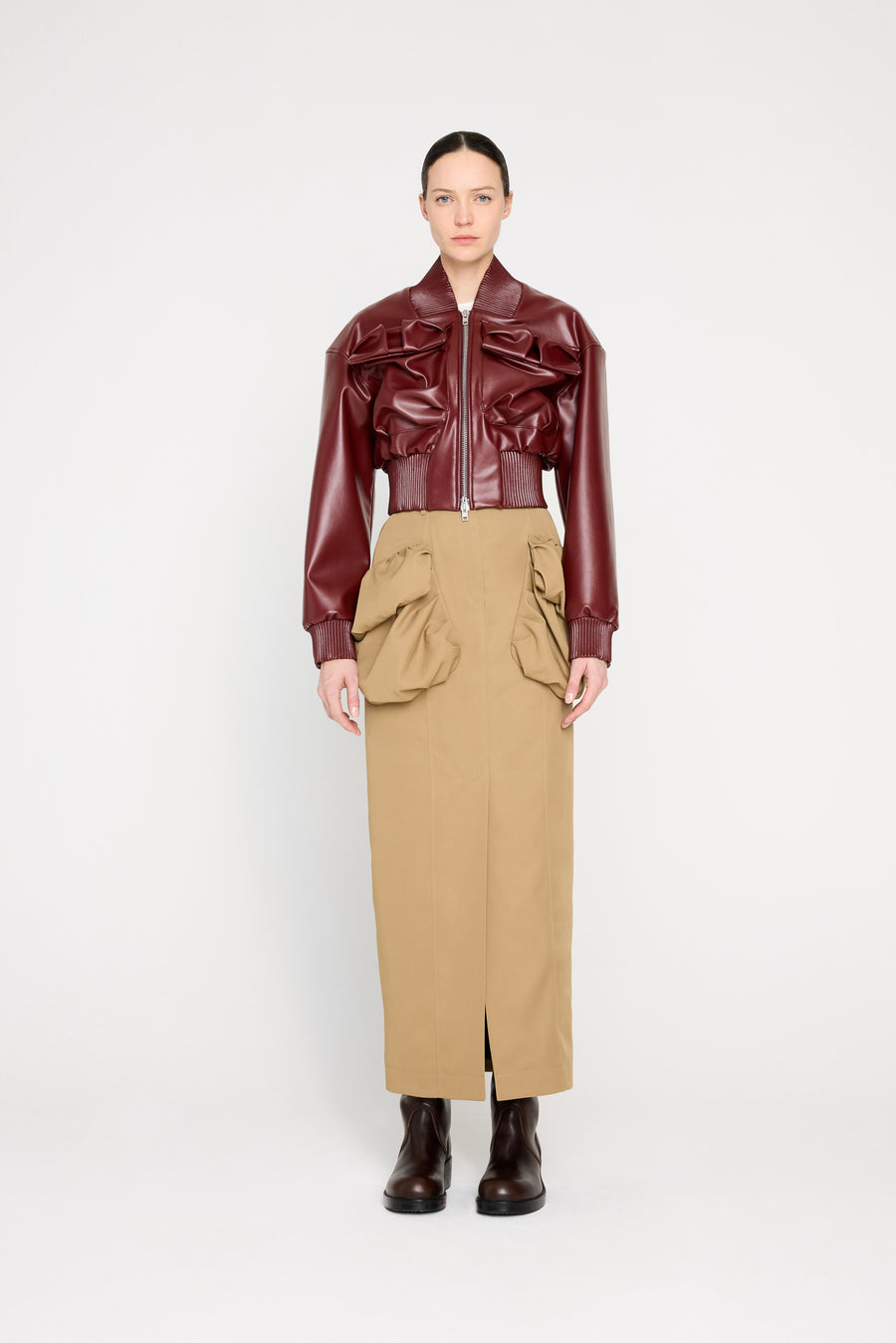 PLEATED POCKET JACKET
