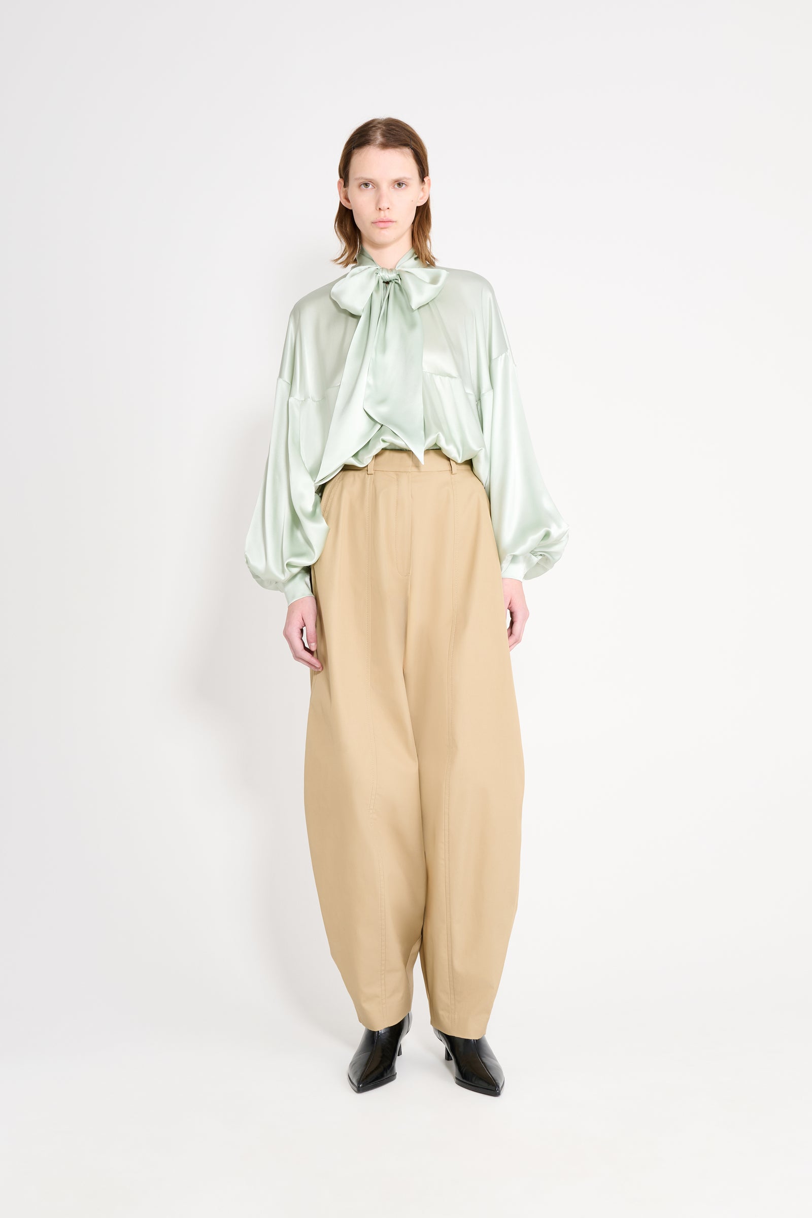 coito 　nui mond cotton silk blouse coito nui mond cotton silk blouse Citron