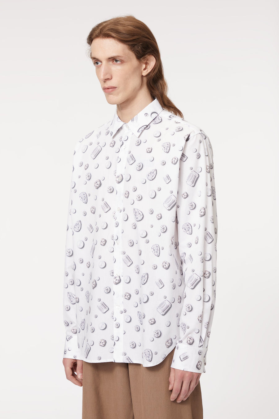 PEARL AND JEWELLERY SHIRT