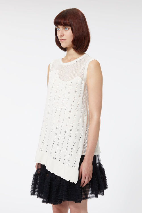 HANGING BY A THREAD KNIT TOP