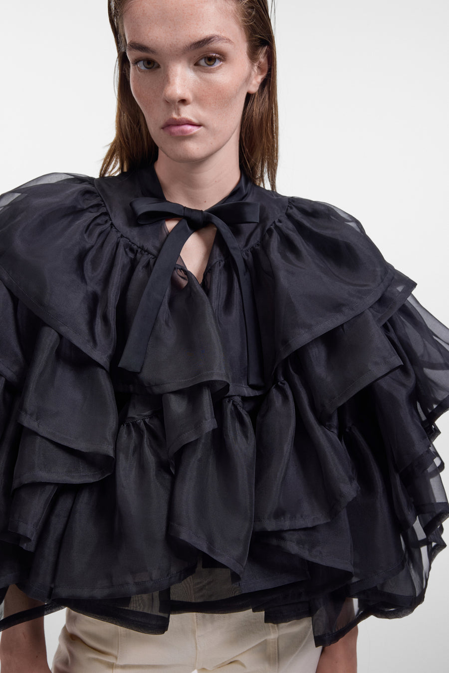 VOLANT ORGANZA JACKET
