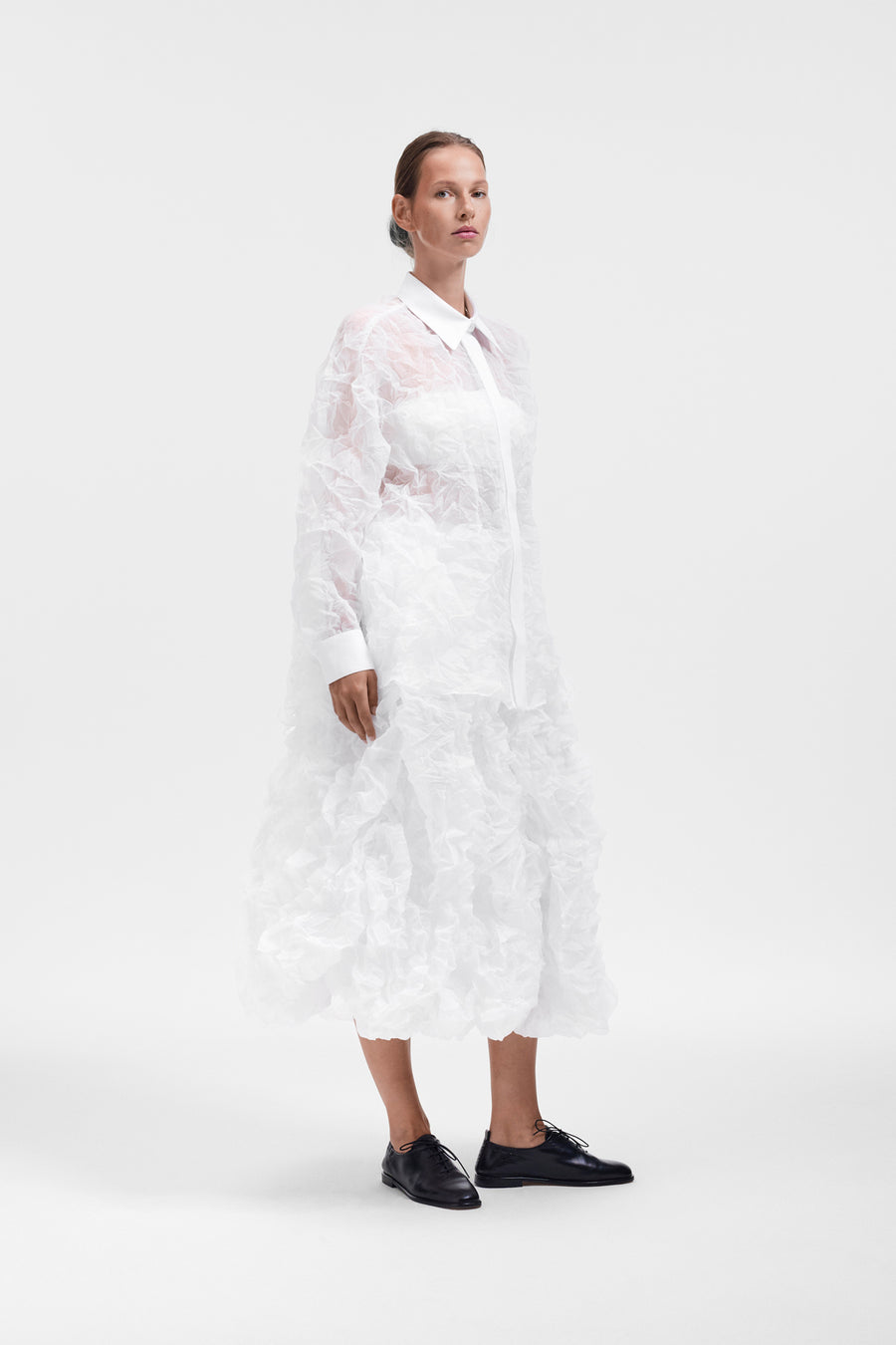 CRINKLE OVERSIZED SHIRT