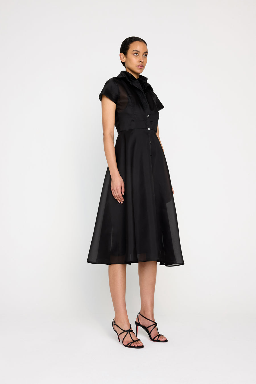 MULTI-LAYERED SHIRT DRESS