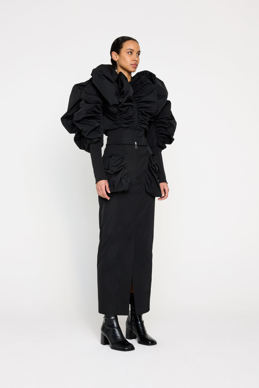 COUTURE PUMPKIN BOMBER