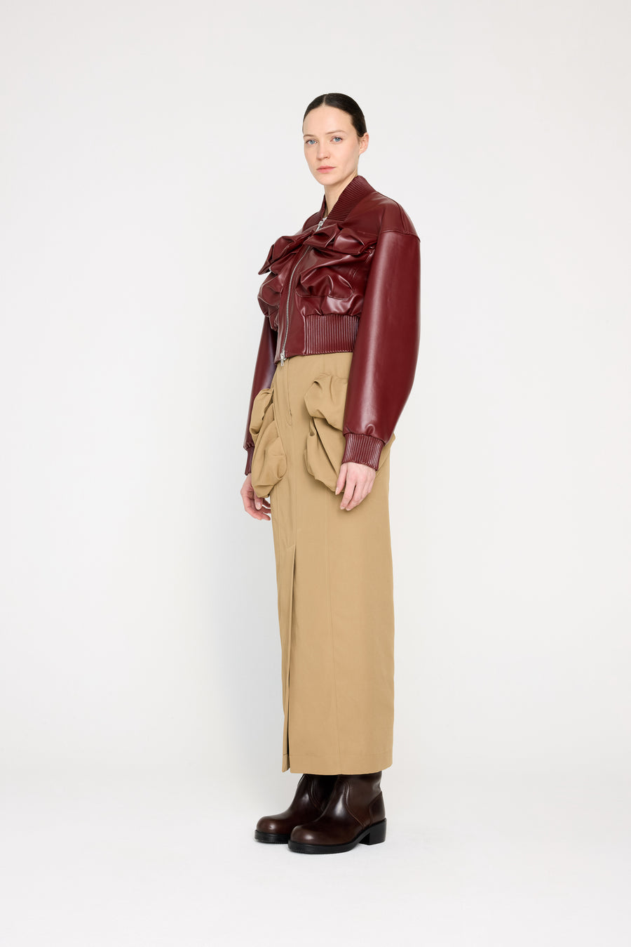 PLEATED POCKET JACKET