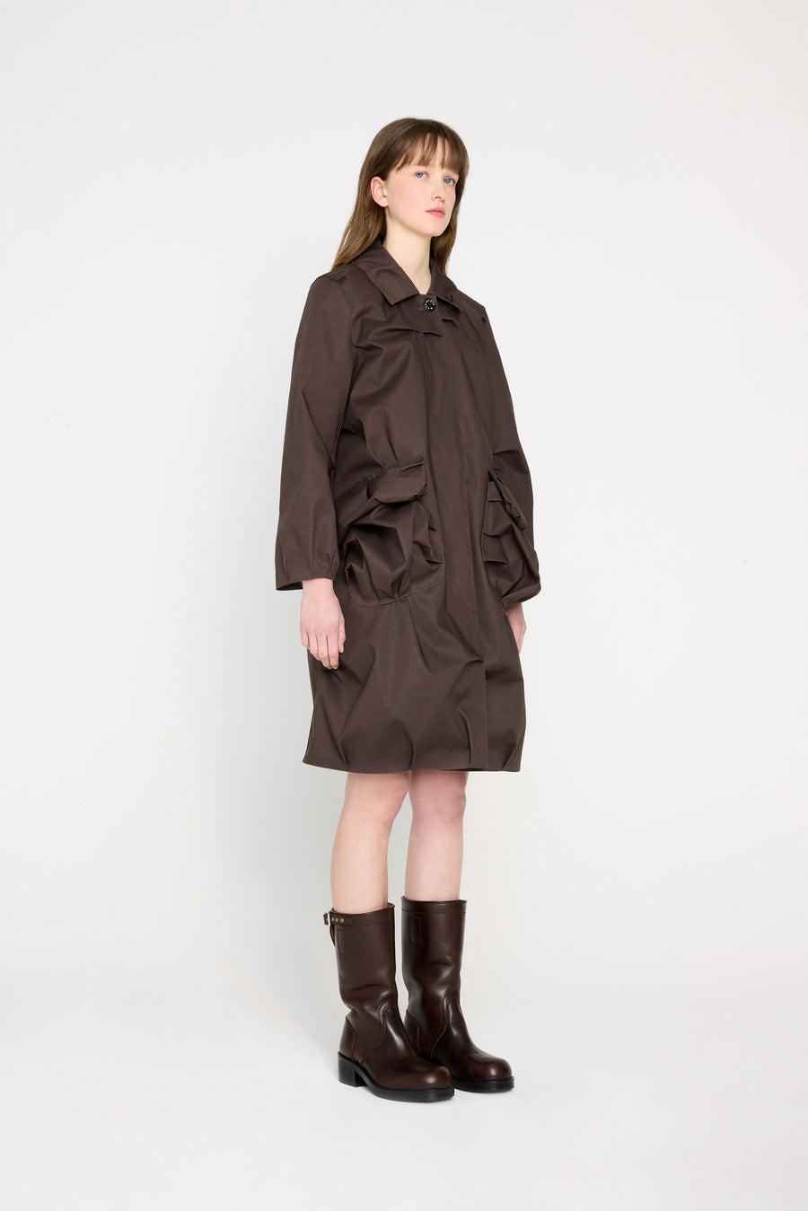 VIKTOR&ROLF X MACKINTOSH PLEATED POCKET RAIN COAT