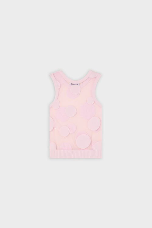 POLKADOT GEBREIDE SPENCER
