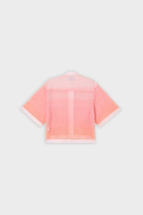 TULLE RUFFLE SHIRT