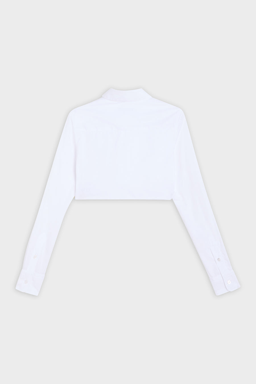 PLEATED POPLIN SHIRT