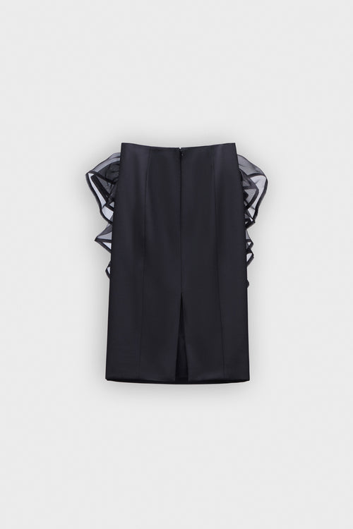 VOLANT MIDI SKIRT