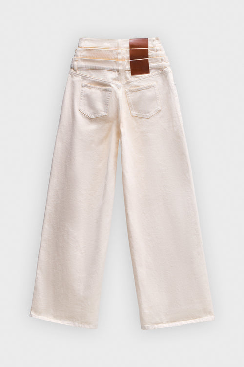 MULTI-LAYERED DENIM JEANS