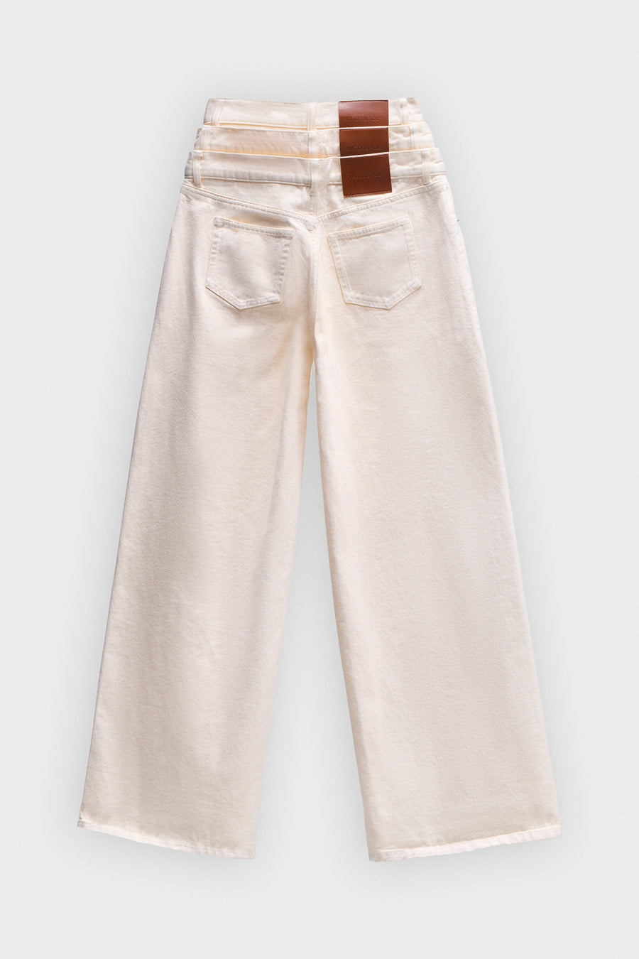 MULTI-LAYERED DENIM JEANS