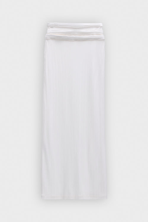 MULTI-LAYERED JERSEY SKIRT