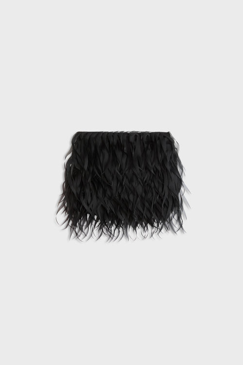 FEATHER MINI SKIRT