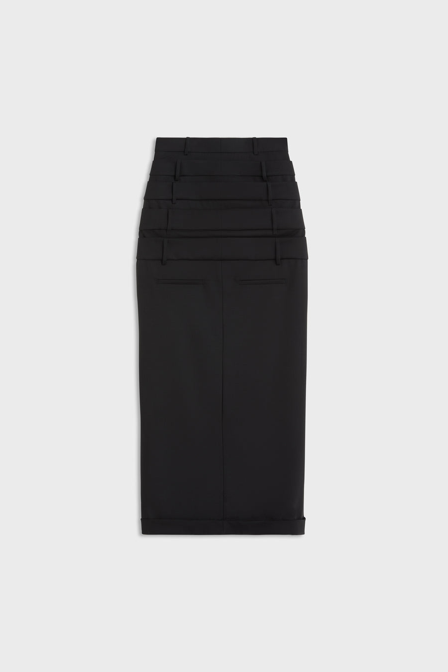 MULTI-LAYERED TROUSERS SKIRT