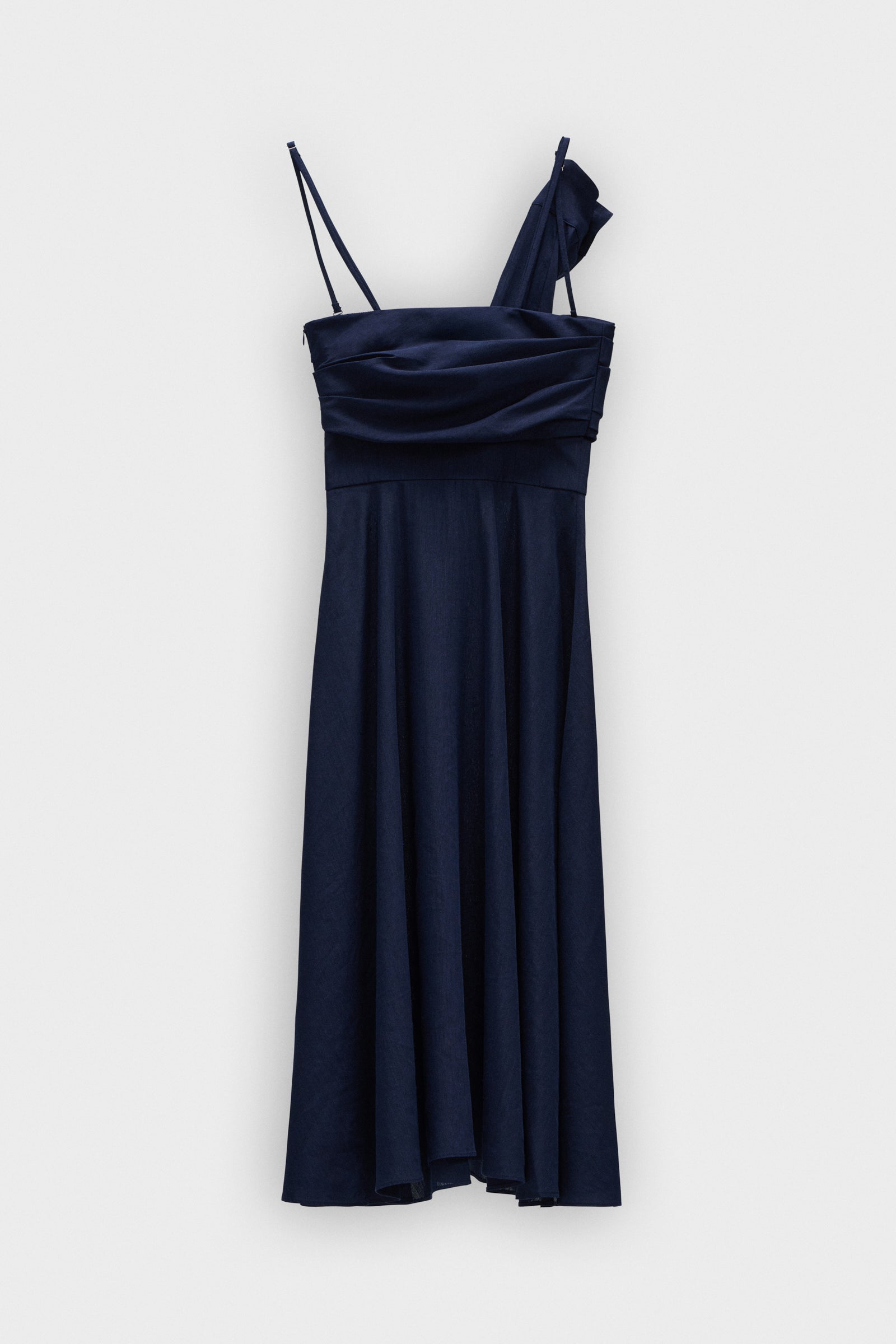 SLEEVE TIE LINEN-SILK BLEND DRESS – Viktor&Rolf