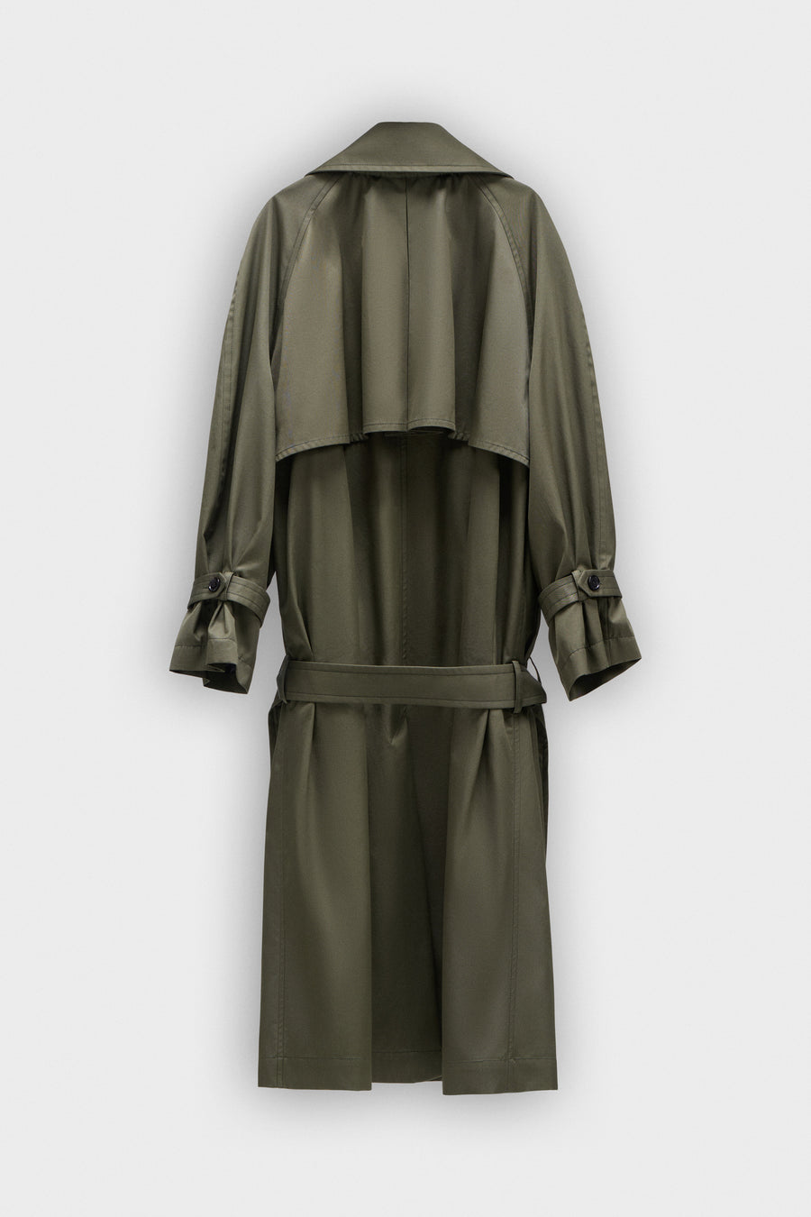 TRENCHCOAT MET LAGE HALSLIJN