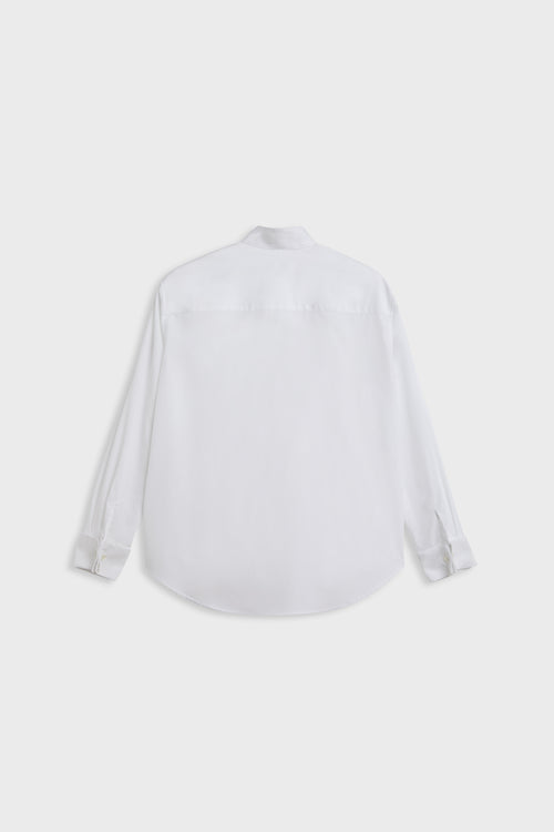 FEATHER TUXEDO PLASTRON SHIRT