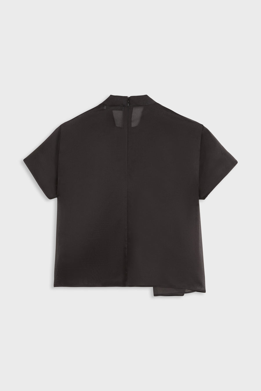 BOW VOLANT ORGANZA TOP