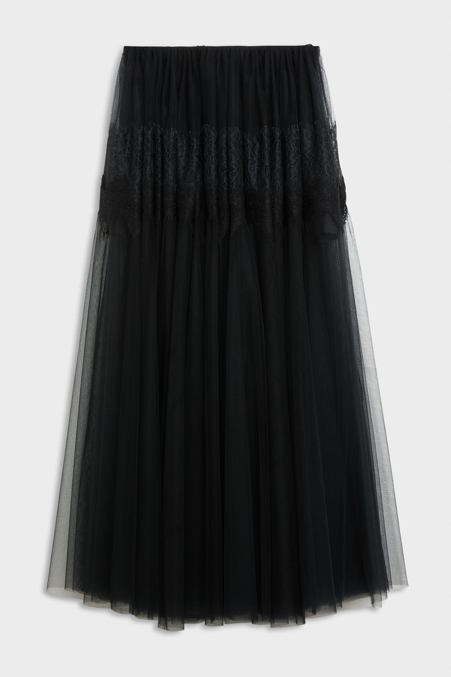 TULLE & LACE MAXI SKIRT