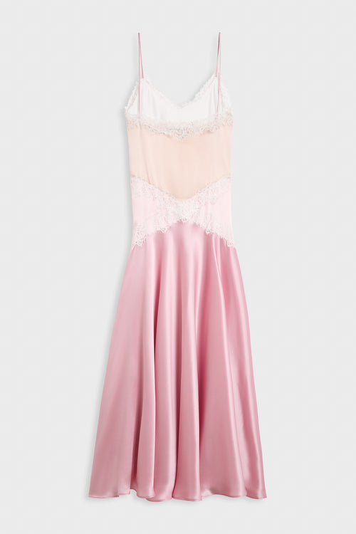 SILK LACE CAMI DRESS