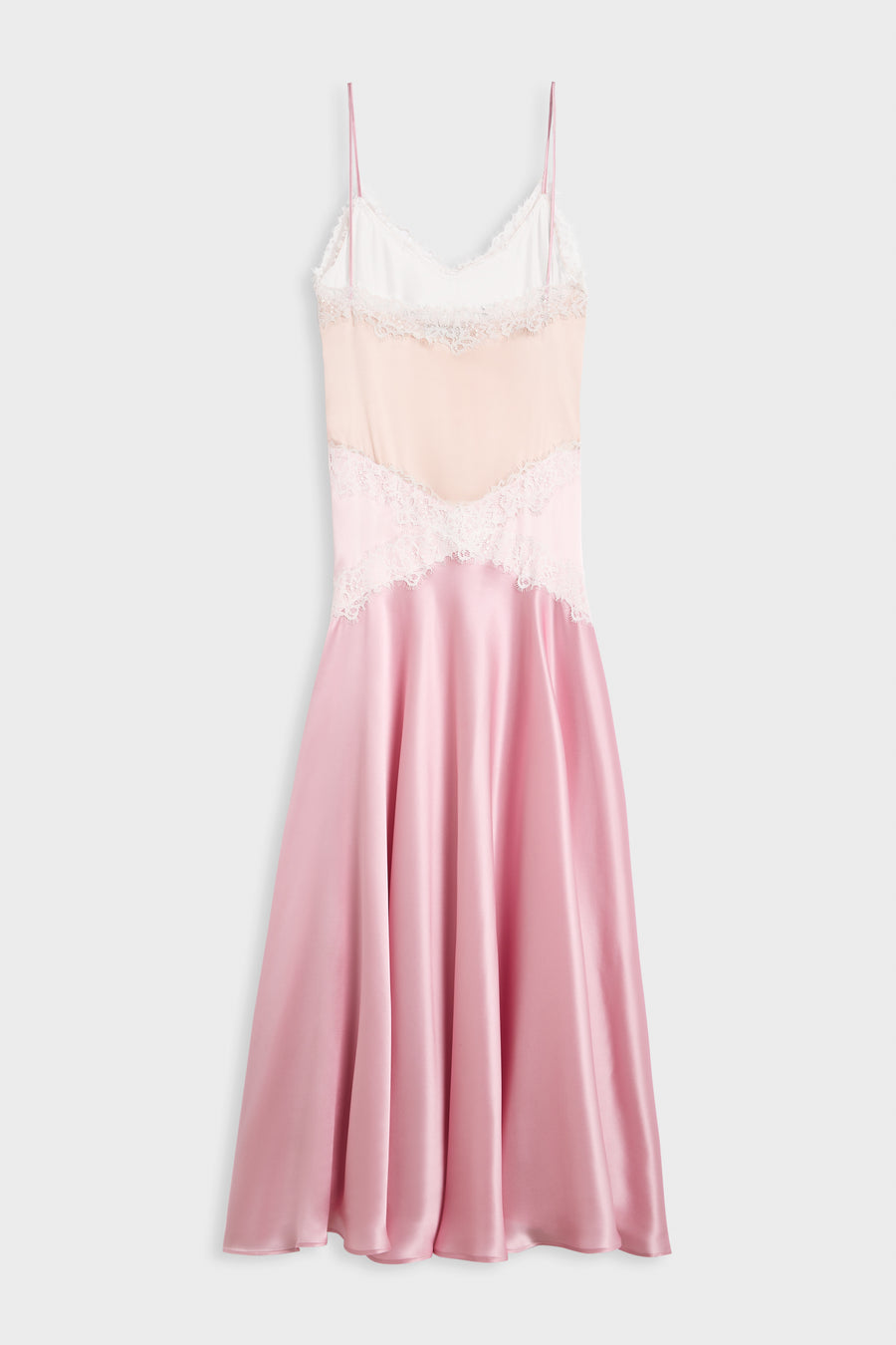 SILK LACE CAMI DRESS