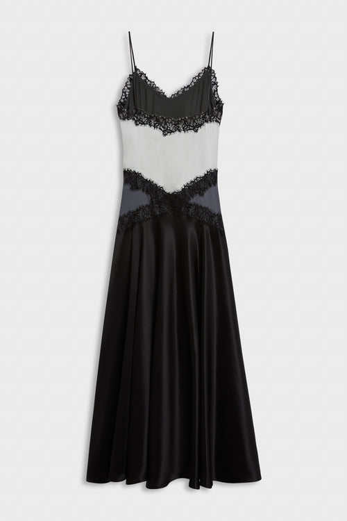 SILK LACE CAMI DRESS