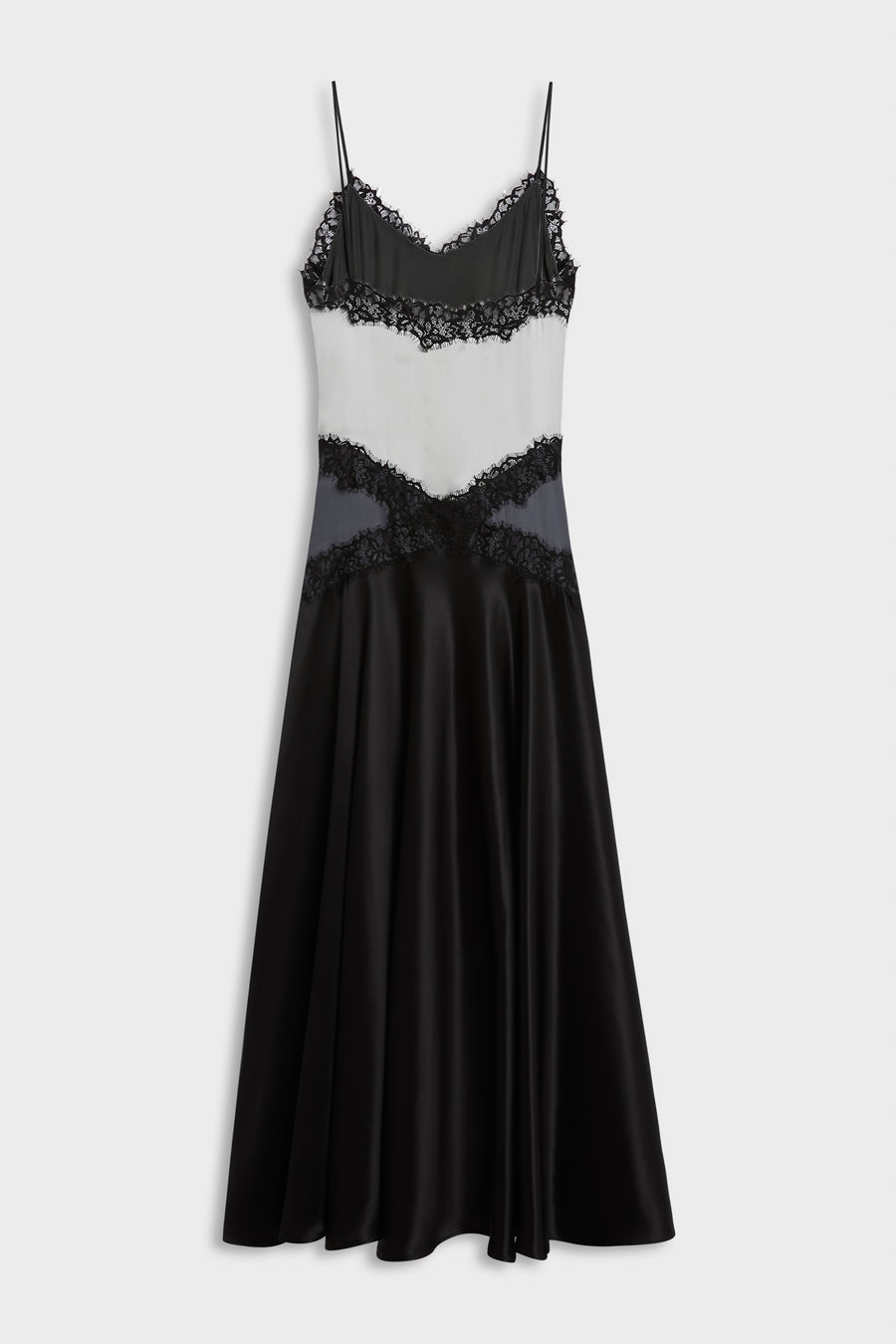 SILK LACE CAMI DRESS