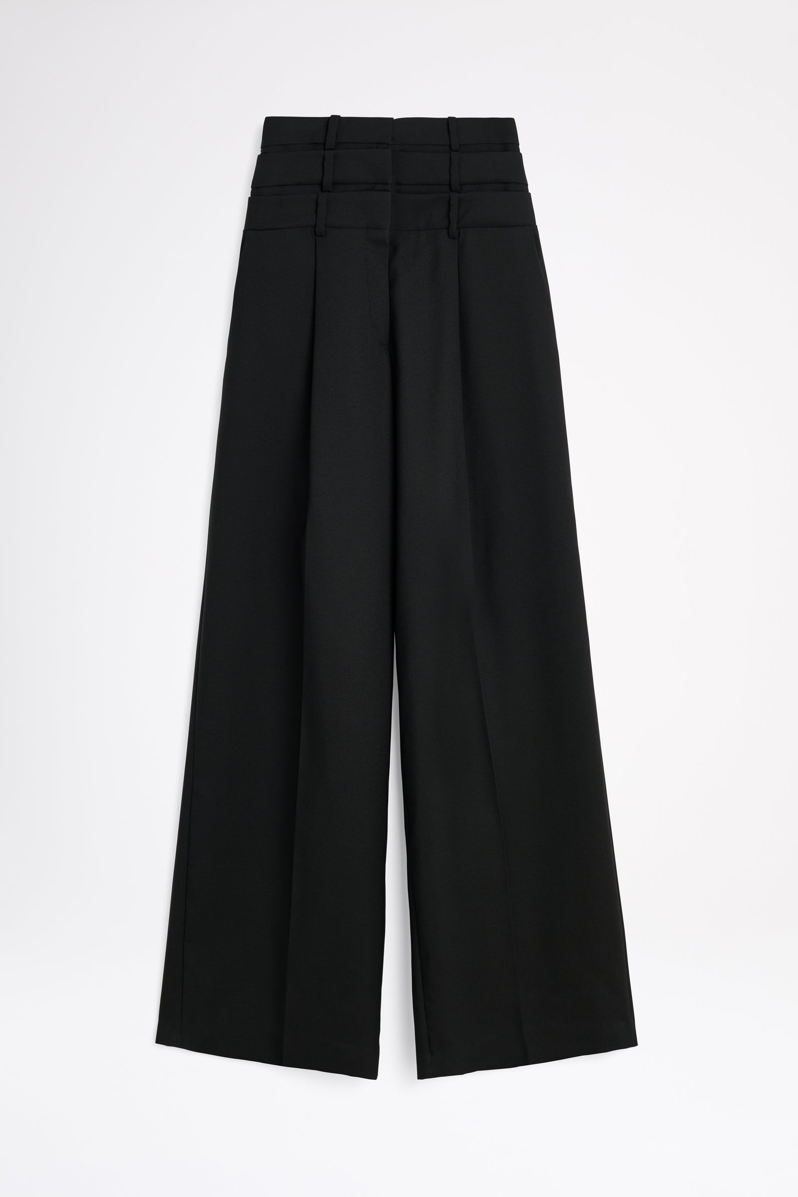 MULTI-LAYERED WOOL TROUSERS – Viktor&Rolf