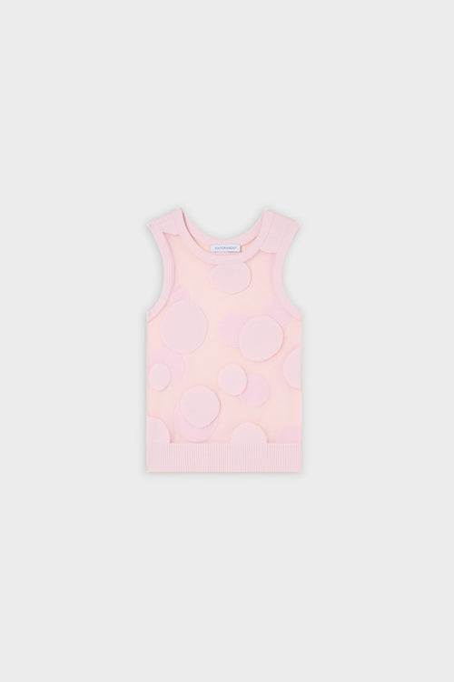 POLKADOT GEBREIDE SPENCER