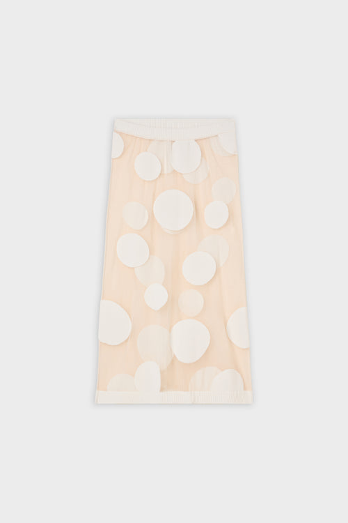 POLKADOT GEBREIDE ROK