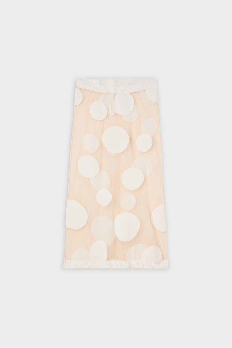POLKADOT GEBREIDE ROK