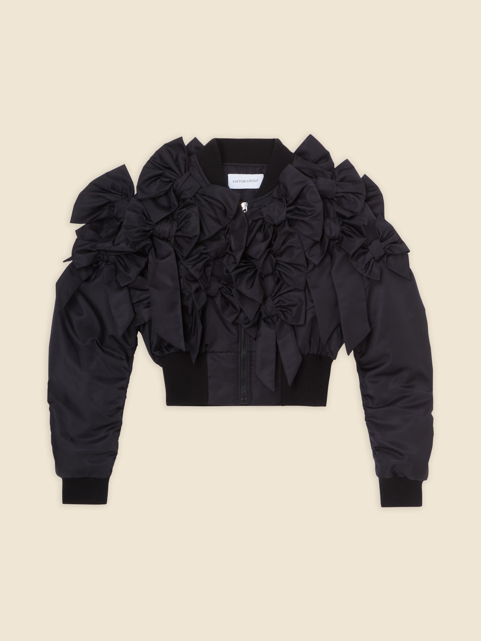 完売★bow.a ボウエー BOUQUET BLOUSE BLACK 23SS packshot_front_EO0162299124_F_