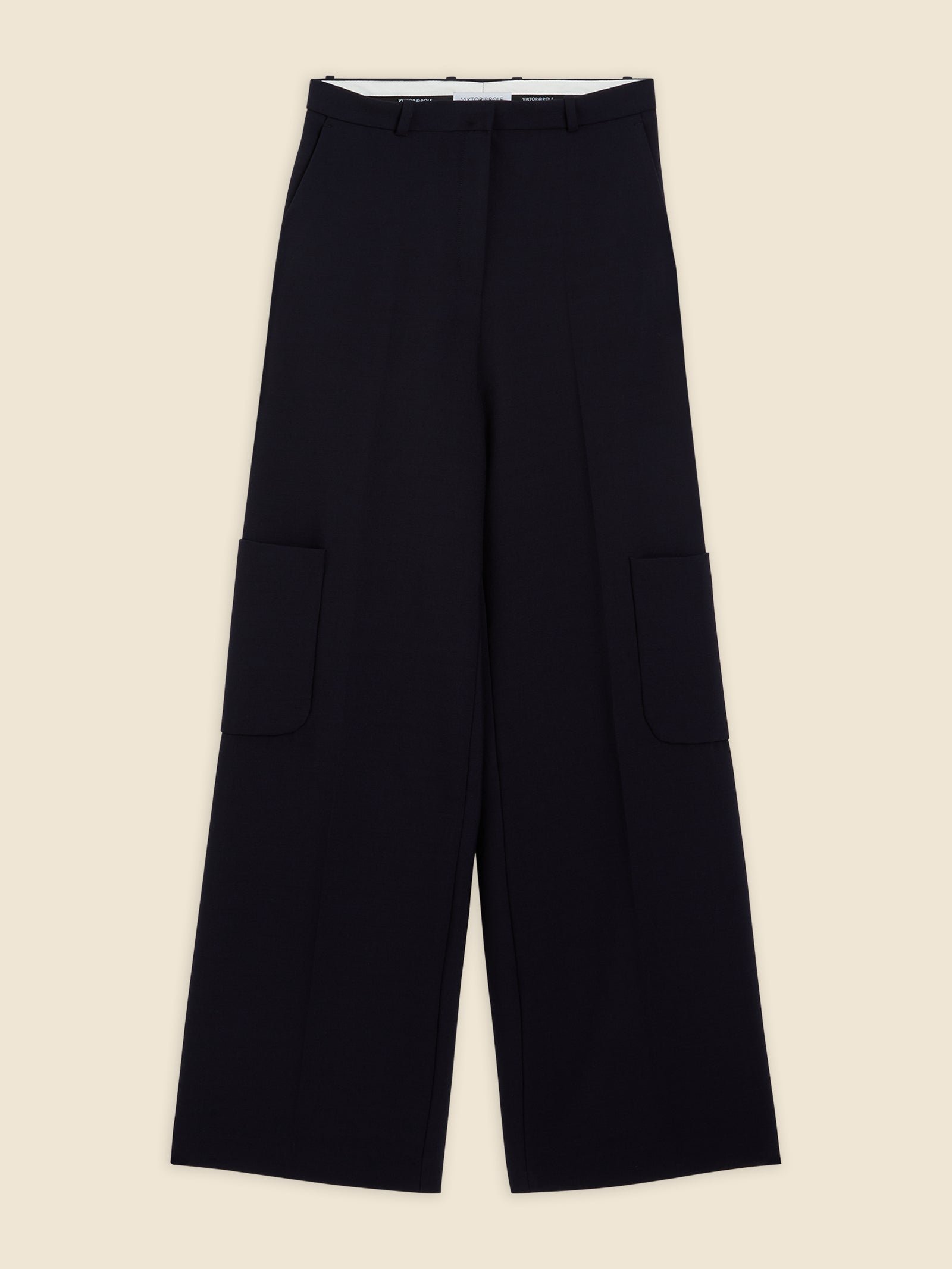【VIKTOR & ROLF】VELVET TROUSERS BLACK ボトムス packshot_front_EB040_24_99124_