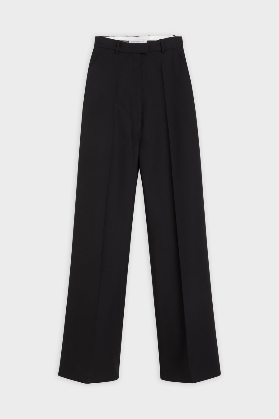 SUPER HIGH WAISTED WOOL TROUSERS
