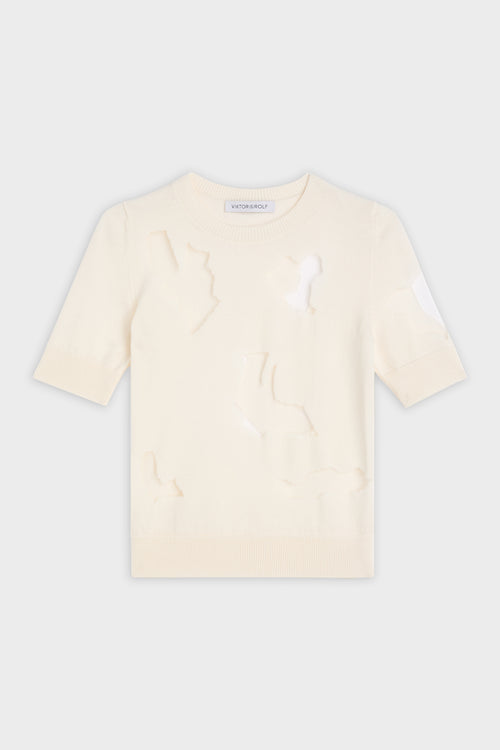WOLLEN GEBREIDE TOP
