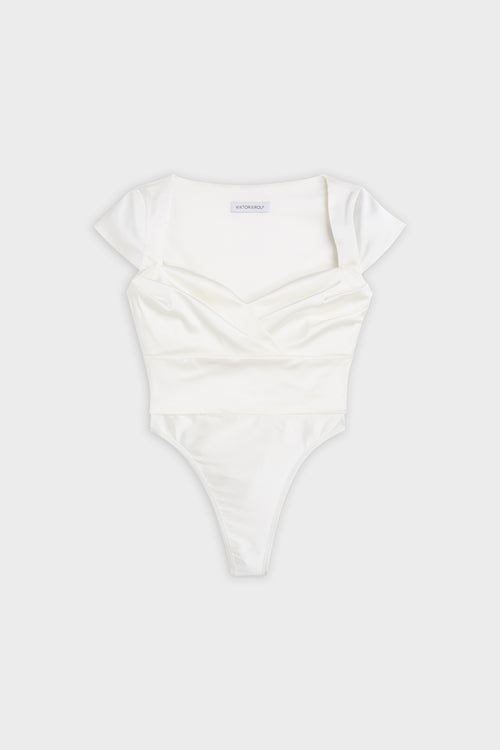 PLEATED SATIN BODY