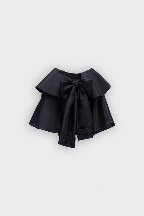 MINIROK MET STRIKDRAPERING