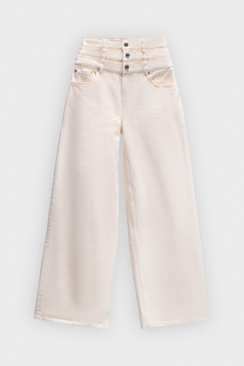 MULTI-LAYERED DENIM JEANS