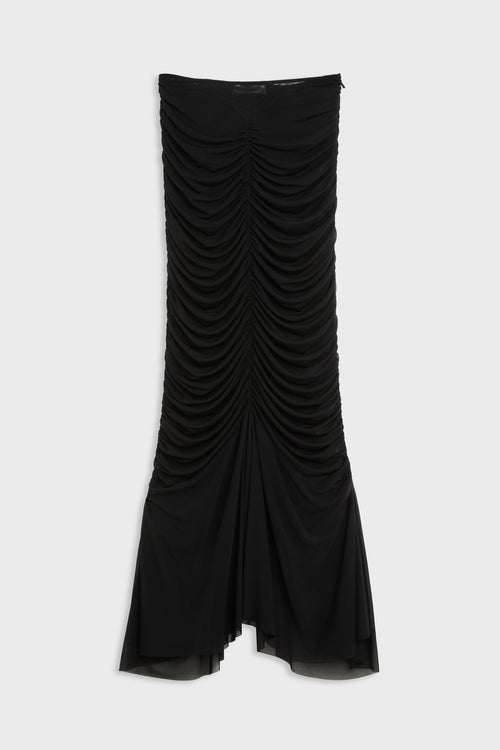 MESH JERSEY MERMAID SKIRT