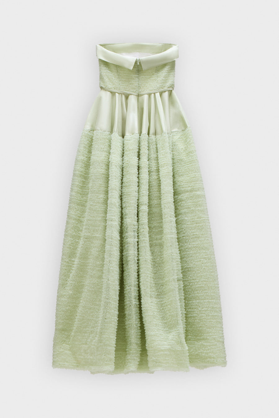 TULLE RUFFLE CIRCLE MAXI DRESS