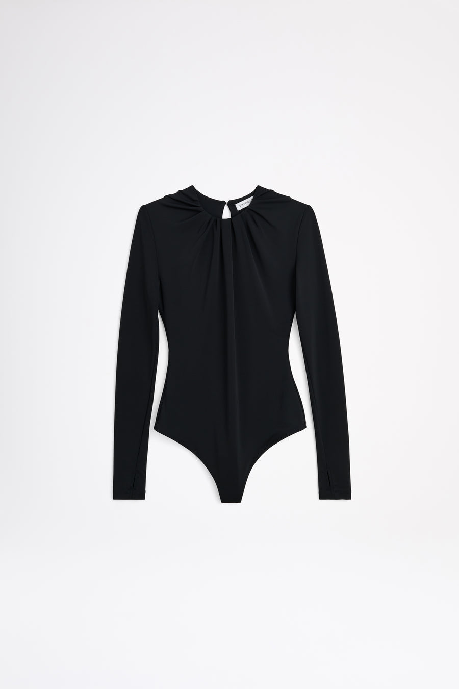 Black drape body.