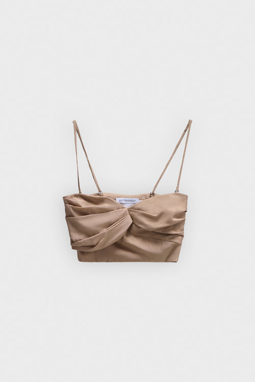 LINEN-SILK BLEND BRALETTE