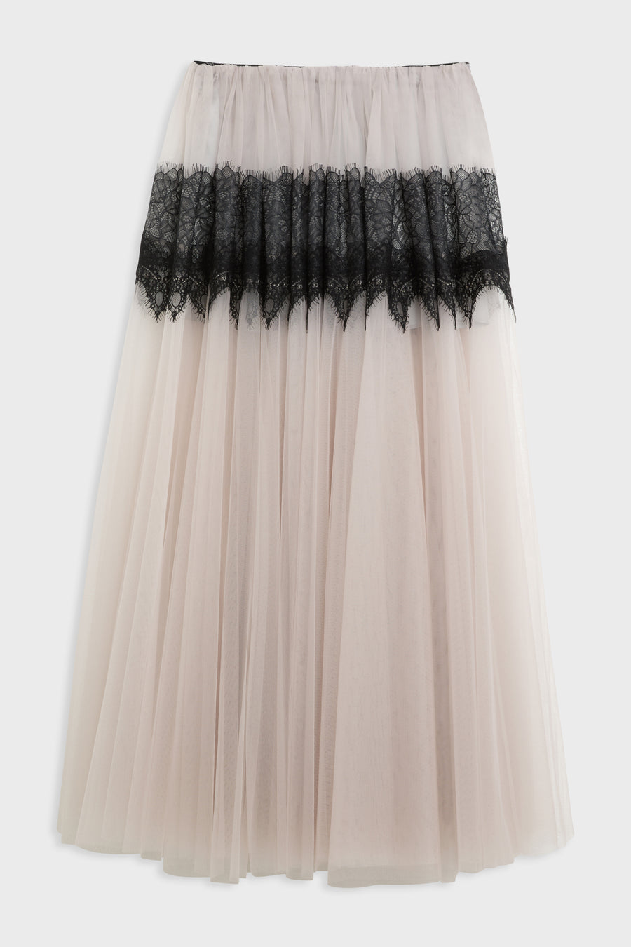 TULLE & LACE MAXI SKIRT