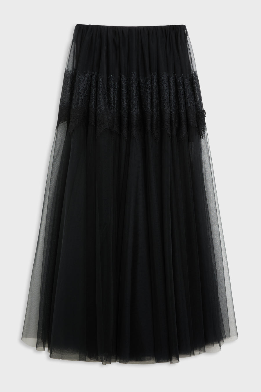 TULLE & LACE MAXI SKIRT